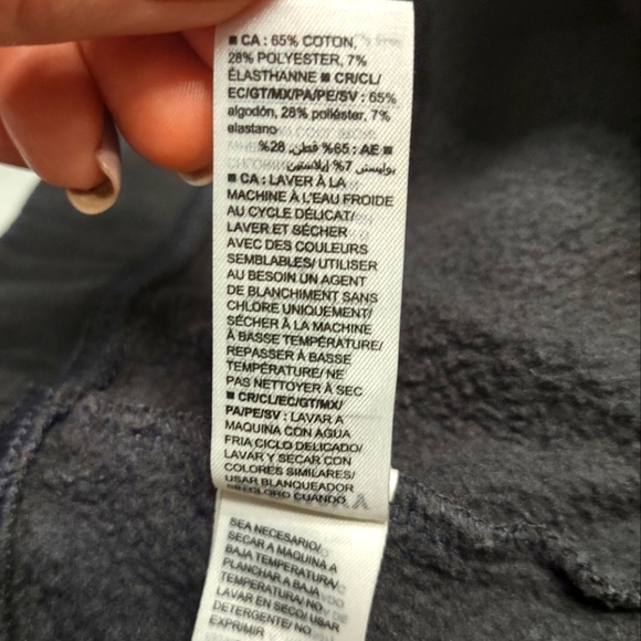 TALL Old Navy High-Waisted Fleece-Lined Legging Charcoal Gray Size M - Picture 5 of 6